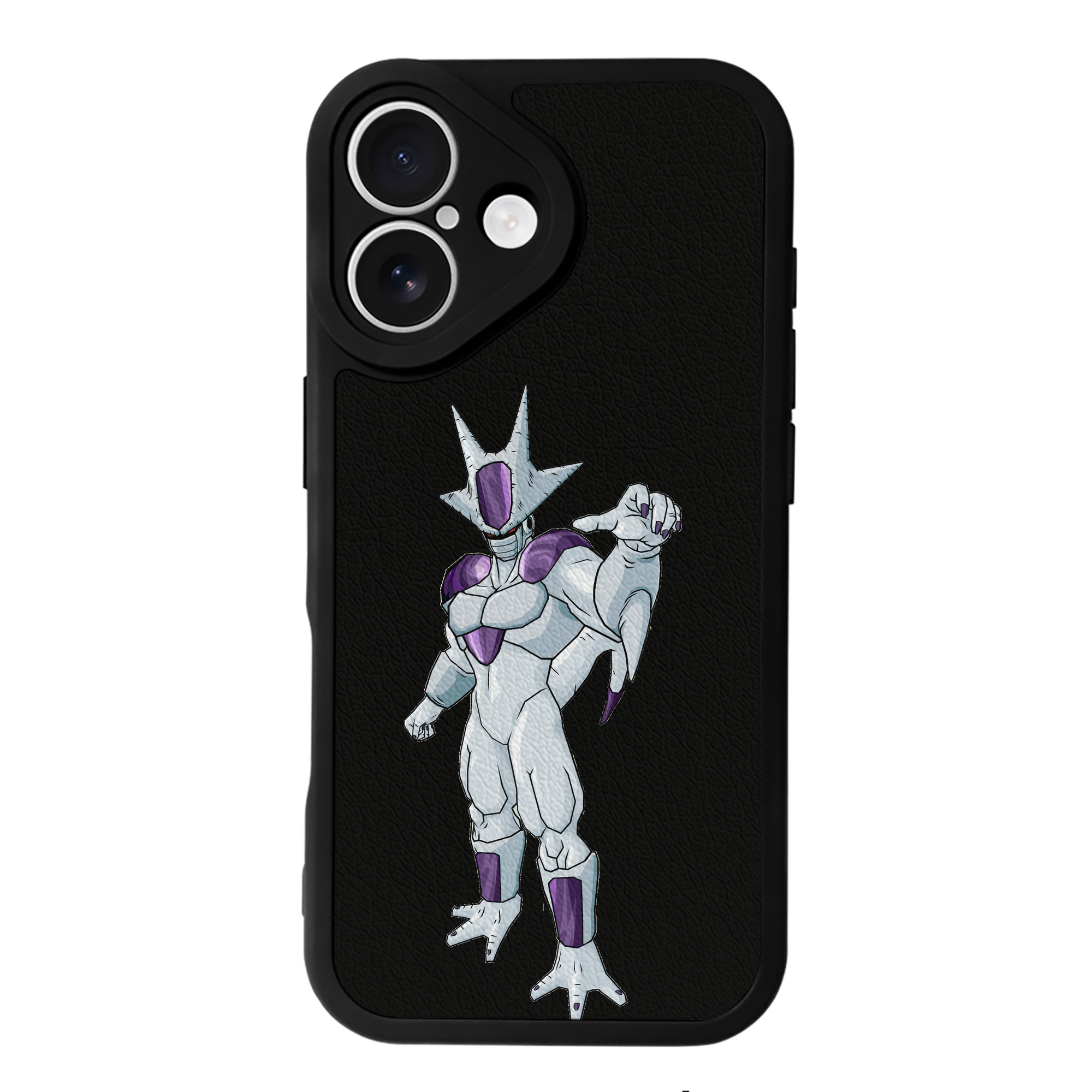 （画像用） ドラゴンボール クウラ DRAGON BALL Cooler Coora 【iPhone 16シリーズ対応】シリコンスマホケース（レザー調） 材質：シリコン